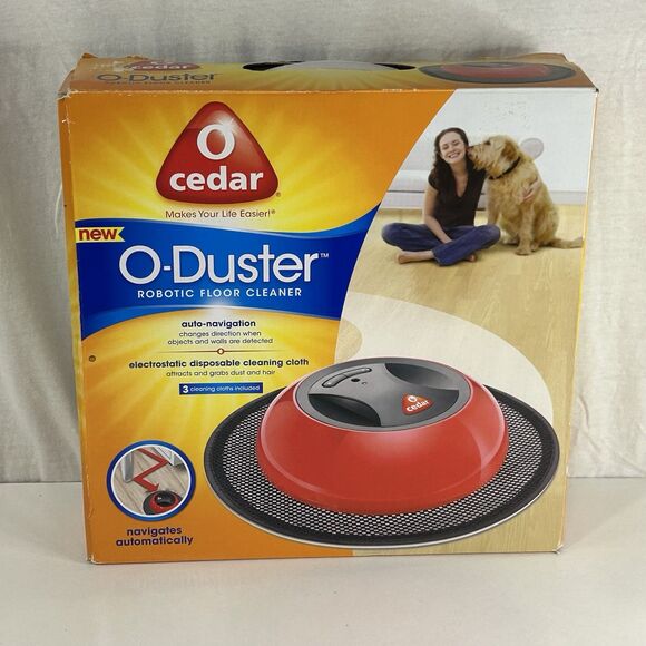 O-Cedar O-Duster Robotic Floor Cleaner New Open Box - Picture 1 of 5